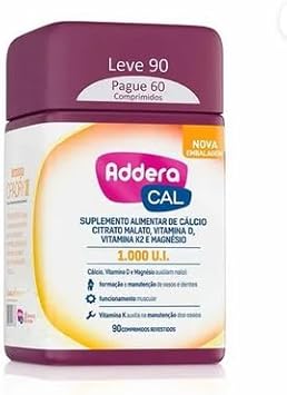 Cálcio Addera Cal 1.000UI 90 comprimidos