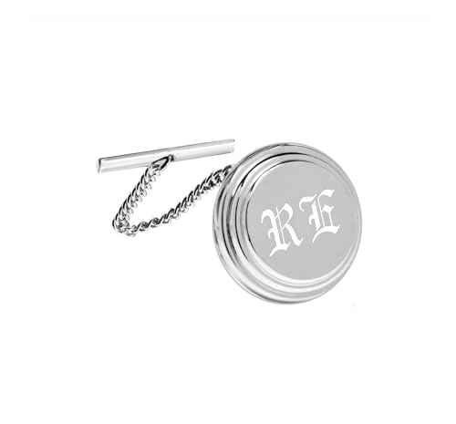 Personalized Silver Tie Pin with Free Engraving