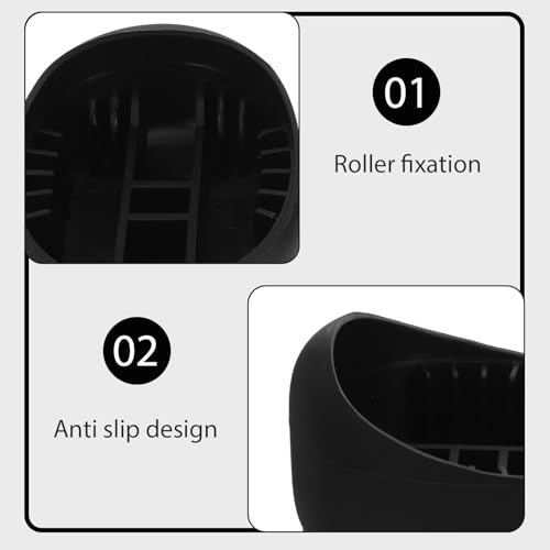 Coupelles pour roulettes de chaise anti-rayures, protège sol plastique contre les marques