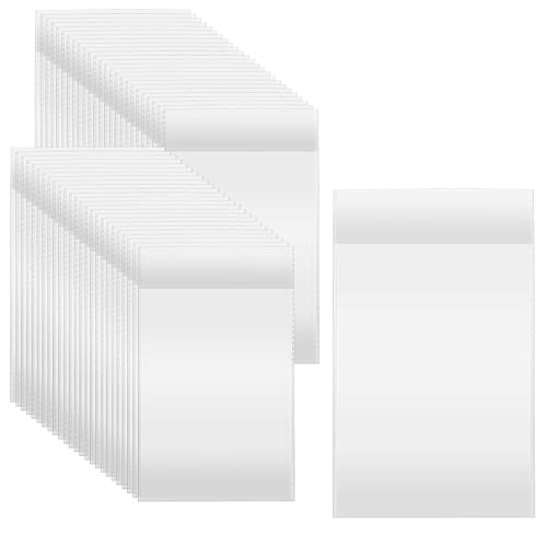 FUNSUEI 500 Stück Selbstklebende Zellophantüten, 15x20cm Transparent Plastiktüten, für Süßigkeiten Cookie Seife Pralinen Schmuck Verpackung