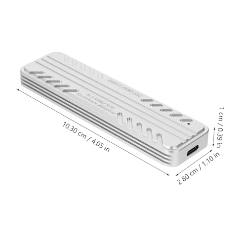 Carcasa externa SSD USB-C para NVMe de diseño compacto y resistente miniatura 6