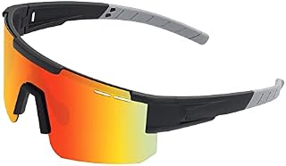 ZHABAO Polarized Sports Sunglasses for Men and Women, Colorful Cool Z87 Glasses for Outdoor Baseball Cycling Fishing