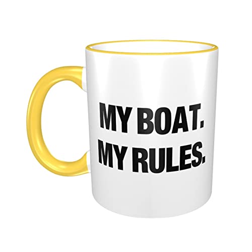 Taza de barco regalo de capitán My Boat My Rules Taza de regalo de barco regalo de barco taza de capitán taza de…