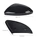 DERI Driver Side Mirror Cap Compatible with Volkswagen Jetta 2019 2020 2021 2022 2023 2024 2025, Left Side Mirror Cover fit for VW Jetta US Version Without Turn Signals, Glossy Black, 17A857537AGRU