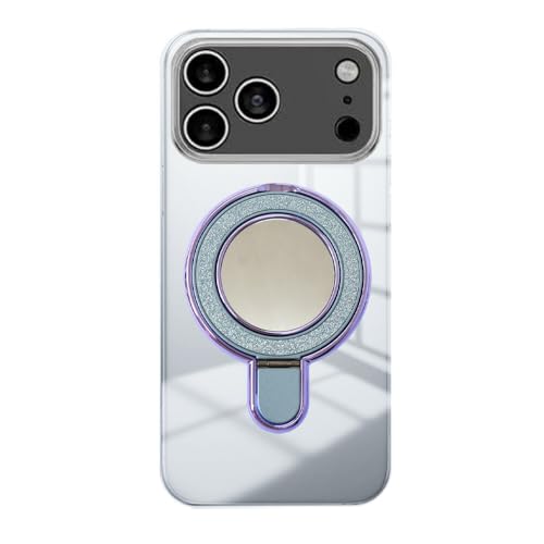 UOWORLD | OPPO Reno13F/ OPPO Reno13A Ή P[X Ot  킢 LL ~[t X^h@\t MagSafeΉ ϏՌ ^ NA Jo[(Ring J[Fu[ Blue)