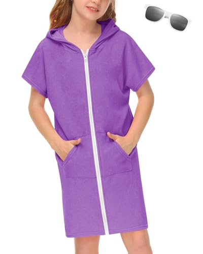Image of BesserBay Boys Girls Swim Cover Up Terry Cloth Swimwear