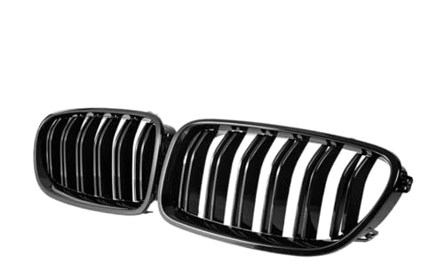 Parrillas línea de doble listón en negro brillante para renovar el frontal de la Serie 5 F10