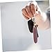 GALPADA 3pcs Creative Bag Pendant Plush Keychain with Tassel Design for Handbags Car Keys and Accessories Lightweight and Stylish All Ages Purple