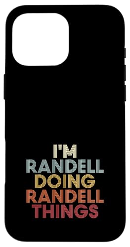 Randell Name Randell Personalized Name First Given �X�}�z�P�[�X iPhone 16 Pro Max �p