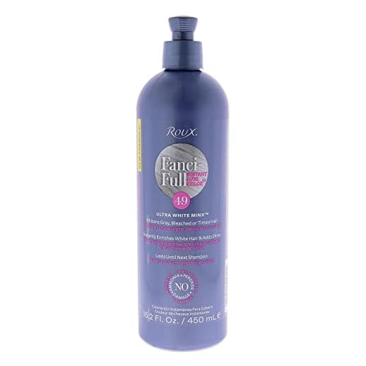 Roux Fanci-Full Rinse, 49 Ultra White Minx, 15.2 Fluid Ounce