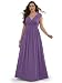 KOH KOH Womens Cap Short Sleeve Elegant Cocktail Evening Gown