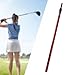 kowaku Golf Club with 2 Section Extendable Shaft Aluminum Sturdy Accessory Simple Assembly 48.5-86.5cm Length Adjustment Replacement, Red