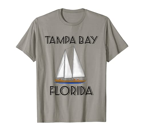 Tampa Bay Florida FL Velero náutico Vela Camiseta