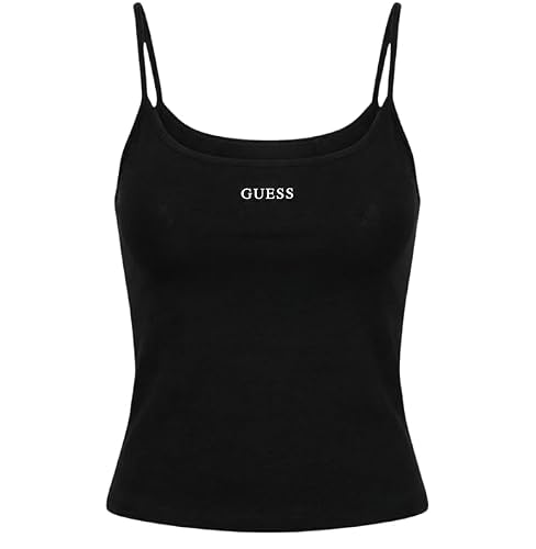 GUESS Damen Top Art V6GP18 K3470, jblk, Small