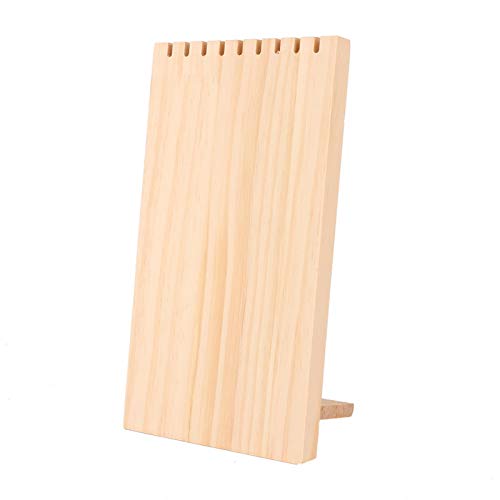 Soporte para collar, tablero de exhibición de pulsera de 9 ranuras, para boutiques caseras, joyerías, mujeres Cover