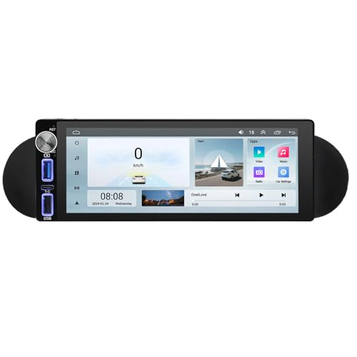 Navigatore satellitare GPS AHD da 6.9 Canbus Autoradio con Wireless CarPlay e Android Rear View Backup Camera Sistema Parcheggio Compatibile con V W New Beetle 1C 9C radio