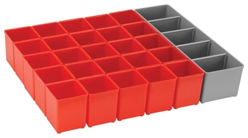Bosch Bosch ORG72-RED Organizer Set for i-BOXX72, Part of Click and Go Mobile Transport System, 30-Piece, Blue/Red