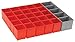 Bosch Bosch ORG72-RED Organizer Set for i-BOXX72, Part of Click and Go Mobile Transport System, 30-Piece, Blue/Red