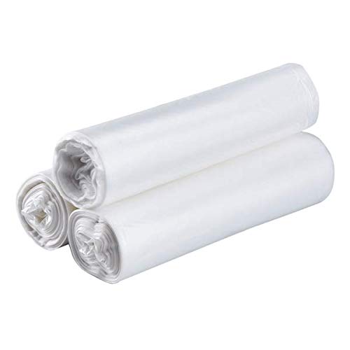 Karat Trash Bags [20-30 Gal - 500 pc] | 10 Microns | Clear High Density Garbage Can Liners | 30