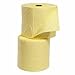 Absorbent Roll, Absorbs 55.2 gal. Chemical, Hazmat, PK 2, Yellow