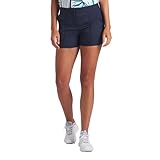 PUMA W Costa Short 4 Pantalones de Golf, Deep Navy, L para Mujer