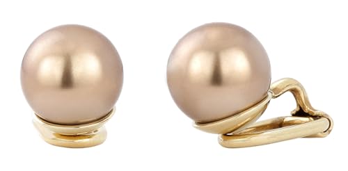 Boucles d'oreille à clip Traveler perles blanches grosses tailles