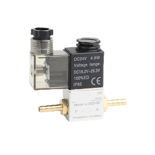 Électrovanne pneumatique 2V025-08 DC24V pour sécuriser les circuits d'air - 2