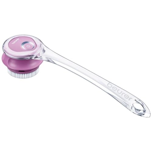 Beurer FC 55 Brosse Corporelle avec Poignée Amovible Étanche 2 Embouts: pour le dos et Gommage pour une peau Douce, Convient à tous les types de Peau
