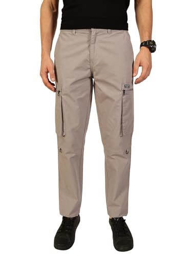 Image of Thomas Scott Men's | Solid | Light Weight | Breathable Fabric | 2 Zipper Pockets | Mid Rise | Regular Fit | Cotton Blend | Button Waist | Chino Trouser | Pants