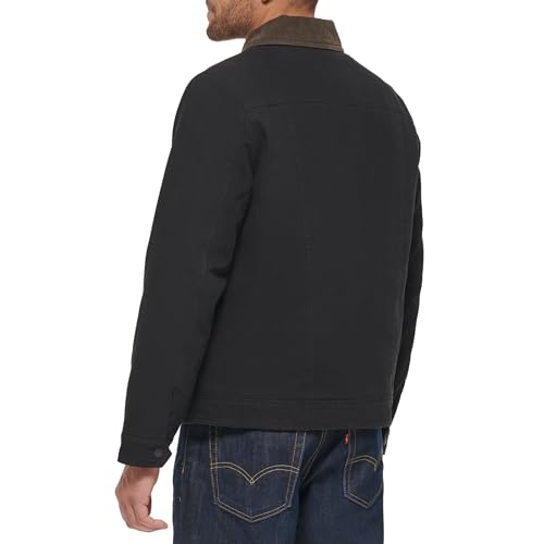 Image of Levi's Men's Workwear Cotton Canvas Corduroy Collar Depot Jacket