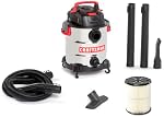 CRAFTSMAN CMXEVBE17155 10 C'est moi. 6.0 Hauteur maximale HP Aspirateur de magasin portable avec pièces jointes en acier inoxydable à vide/à sec