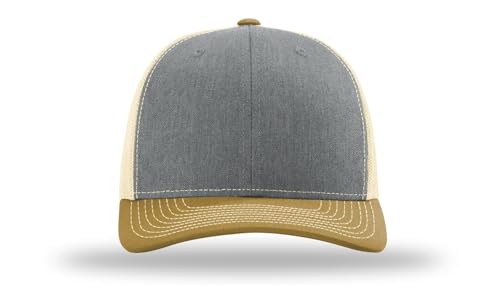 Image of Richardson 112 Trucker Hat - Premium Blank Baseball Cap, Adjustable Snapback Hat - Structured Six Panel Richardson Blank Hats