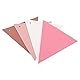 Tiardey 12 Flaggen Camping Wimpel Leder Banner Outdoor Hängeflagge - 4 Farben 12St