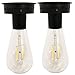 KYEQATY 2Pcs Solar Light Replacement Top 2.75 Inch Replacement Solar Light Tops with Bulb Waterproof Lantern Accessories Tools Practical for DIY Outdoor Lanterns
