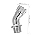 Operitacx 1Pc Shower Elbow Adapter Connector for Shower Extender Easy DIY Installation Compatible with Standard Shower Arms Polished Finish No Tools Required for Home