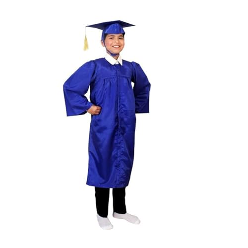 Image of ITSMYCOSTUME Convocation Graduation Gown Costume Dress for Kids Complete Set (Gown,Cap) for Boys & Girls