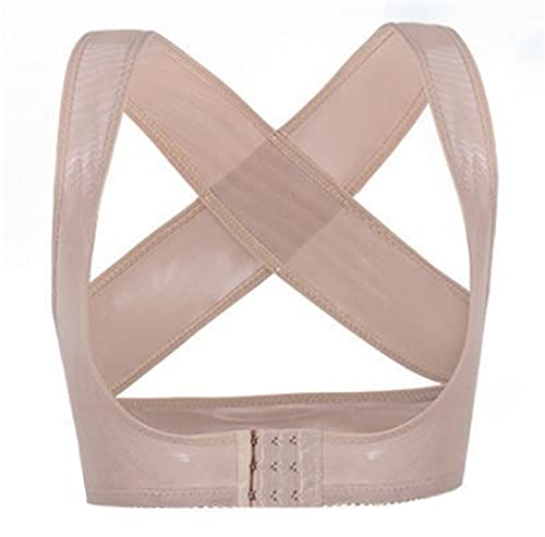 Evita el dolor de espalda con este corsé corrector de postura invisible beige