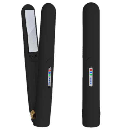 Plancha de cabello portátil inalámbrica 2 en 1 mini miniatura 1