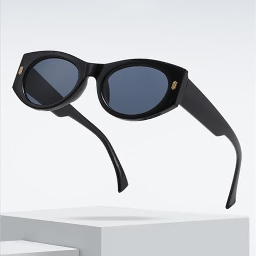 Fashion Cat Eye Women Luxury Sunglasses Retro Rivets Men Gradient Uv4003