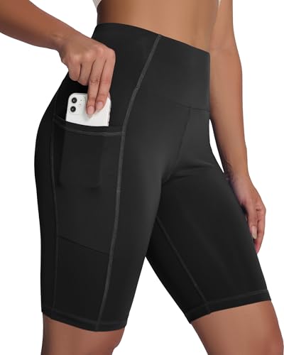 MIVEI Women's 9" High Waisted Swim Shorts - Tummy Control Bike Swimming Bottoms Board Shorts Swimsuits Swimwear UPF50+