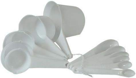 Kingfisher Measuring Cups and Spoons, Black, by Kingfisher