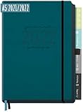 terminkalender a5 HOCHWERTIGE QUALITÄT - Das Flexo-Cover vereint die besten Eigenschaften von robustem Hardcover und flexiblem Softcover. Das 90g/m² Premium-Papier ist durch Fadenbindung verarbeitet. Dies ist die langlebigste aller Bindearten.