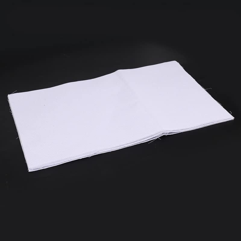 8 Pieces 14 Count Classic Reserve Aida Cloth Cross Stitch Cloth, White, 12 Inch X 18 Inch| | - - (Color: White)
