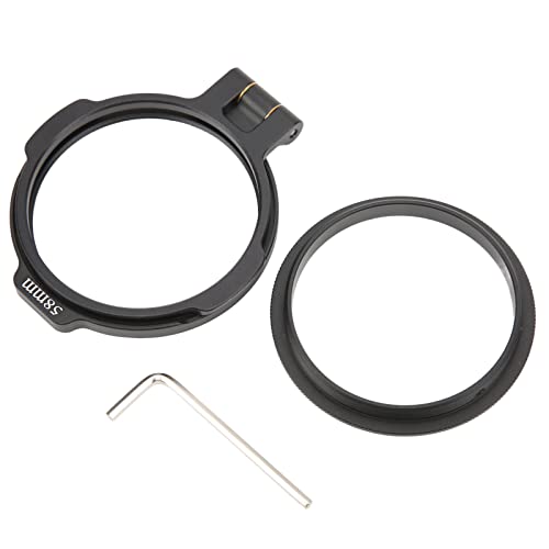 Bague d'adaptation d'objectif 58mm avec interrupteur rapide robuste et durable pour filtre photo