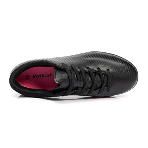 Image of Women Soccer Cleats Lace-Up Turf Football Shoes Indoor Outdoor Low-Top Fustal Soccer Training