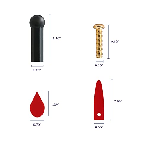 iElyiEsy Prize Wheel Pegs & Pointer Replacement Kit Carnival Wheel Pegs Prize Wheel Replacement for Trade Show Carnival Party Pub - Thumbnail 2