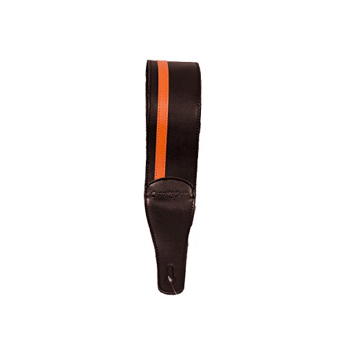 ChromaCast Vintage Series Leather Racing Stripe Guitar Strap #TOP10