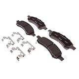 ACDelco Silver 14D1169ACHF1 Ceramic Front Disc Brake Pad Set with Clips