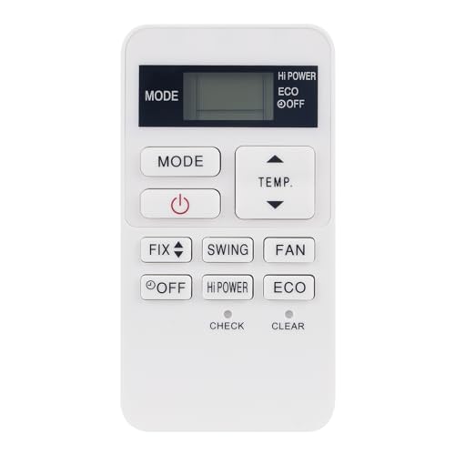 ALLIMITY Télécommande de Climatiseur Compatible avec Toshiba AC A/C RBC-ASX11E-C RAS-107SKV-E6 RAS-077SKV-E6 RAS-07BKV-E