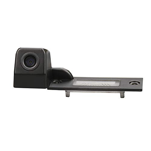 HD 720p kleur achteruitrijcamera kentekenplaatverlichting camera parkeerhulp met afstandslijnen compatibel met T5… - Image 4